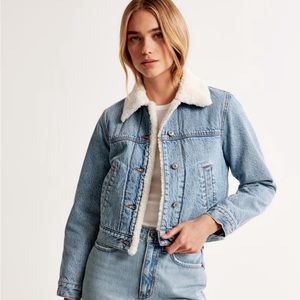 Sherpa lined jean jacket